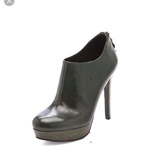 House of Harlow Platform Booties (hunter green)